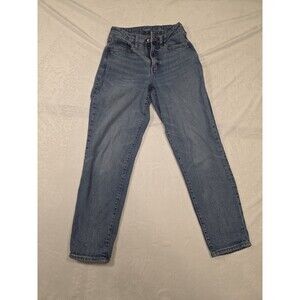 Old Navy Curvy Straight Blue Stretch Denim Women's Jeans Size 2 Regular
